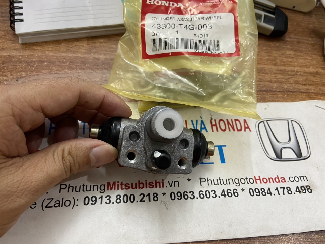 Xy lanh phanh sau xe Honda JAZZ 